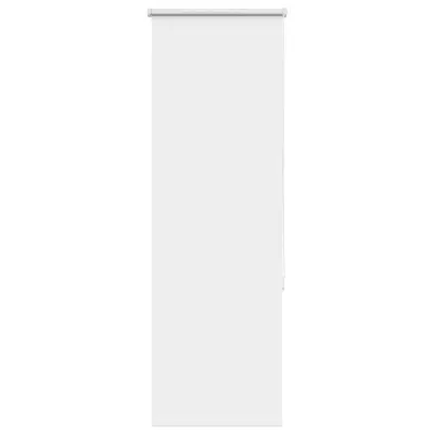 vidaXL Rolo zatemnjena bela 45x130cm Širina tkanine 40,7cm poliester