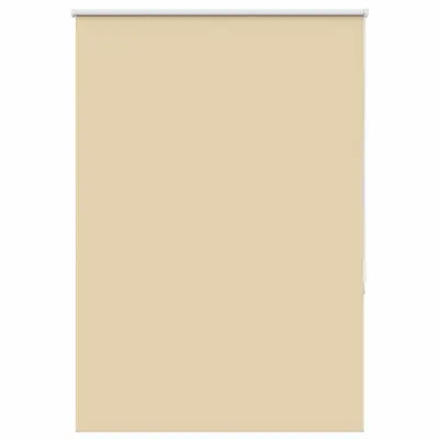 vidaXL Rolo zatemnjena bež 100x150 cm tkanina širina 95,7cm poliester