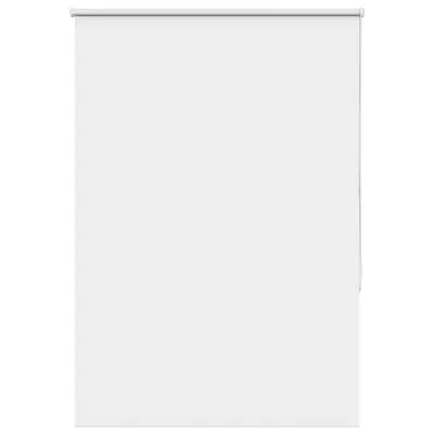 vidaXL Rolo zatemnjena bela 110x130cm tkanina širina 105,7cm poliester