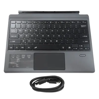 Brezžična tipkovnica Bluetooth za Surface Pro 7 7+ Pro6 Pro5 Pro4 Pro3 s sledilno ploščico Ultratanka tipkovnica z baterijo za polnjenje