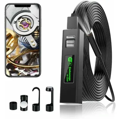 WiFi endoskopska kamera Endoskopska kamera 1200P HD kamera za pregled cevi z LED