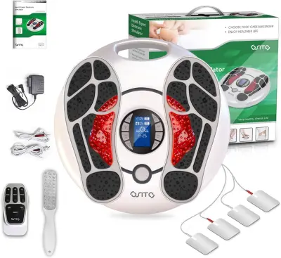 Ems Foot Massager Za Nevropatijo, Foot Massager Circulator Stimulator, Foot Massager Za Prekrvavitev In Lajšanje Bolečin, 25 Načinov 99 Intenzivnosti