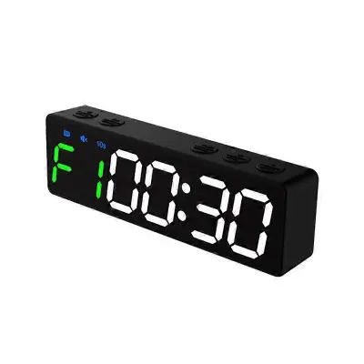 Usb Za Ponovno Polnjenje Fitnes Časovnika, Vodena Ura Za Vadbo, Odštevalna Ura, Štoparica