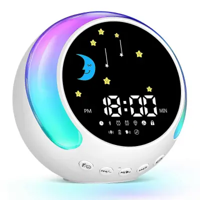 Daily Helper Sleep Trainer, Naprava Za Predvajanje Hrupa V Otroški Sobi In Nočna Lučka S Časovnikom Za Spanje