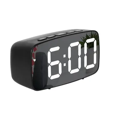 LED Budilka Za Spalnico, 3-Stopenjska Zatemnitev, 12/24H, Vtičnica/Baterija, Glasen Alarm