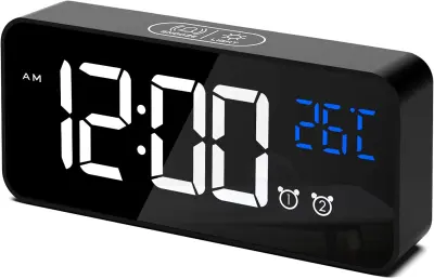 Digitalna Budilka, Led Digitalna Ura Digitalna Alarmna Temperatura/Dremež/2 12/24 Urna Budilka