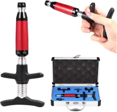 Kiropraktična Masažna Pištola Spine Activator 6 Stopenj 4 Glave (Rdeča)