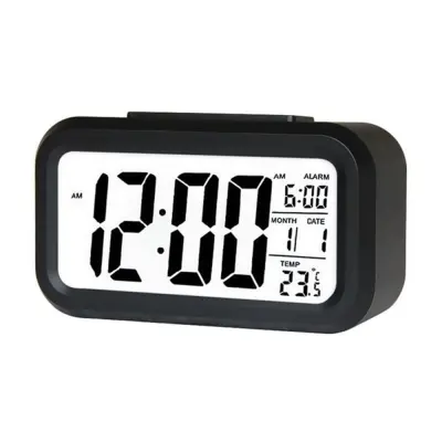 Pametna Digitalna Budilka Z Gumbom Za Dremež Datuma In Temperature Na Vrhu, Baterijsko Napajanje, Z Nočno Lučko Za Spalnico Dekleta Fantje