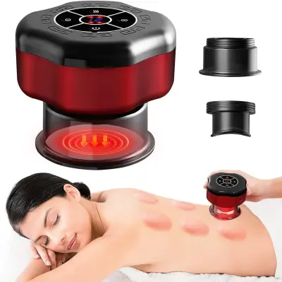 Električni Cupping Set Smart Red Photoelectric Cupping Red