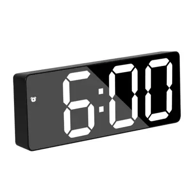Pametna Digitalna Budilka Z LED Zaslonom, Zatemnitvijo, Datumom, Temperaturo, Dremežem, 12/24H