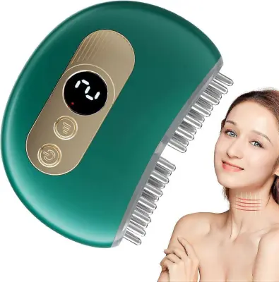 Tmj Relief Products Jaw, Tmj Relief Massager, Vibracije In Ogrevanje, Masažno Orodje, Učinkovito Lajšanje Bolečin V Čeljusti In Vratu, Zelena