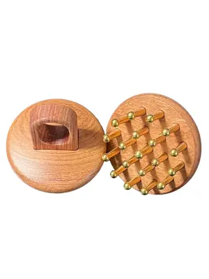 Meridian Masažni Glavnik Gua Sha Masažno Orodje Lesna Terapija Masažni Glavnik Krvni Obtok Gua Sha Massager