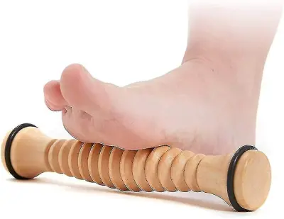Leseni Valj Za Stopala Valj Za Masažo Stopal Akupresurna Stopala Za Lajšanje Bolečin Stopalnega Fasciitisa