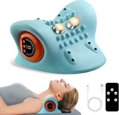 Masažer Za Vrat, Električni 4D Masažer Za Vrat In Ramena S Funkcijo Ogrevanja, Shiatsu Vrat