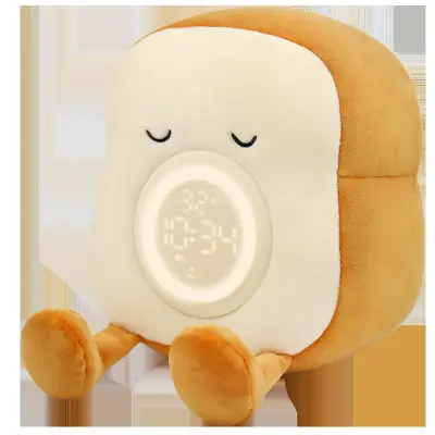 Budilka Za , (Z Zaprtimi Oči) Budilka Cute Toast Girl, Izobraževalna Budilka S Telefonom