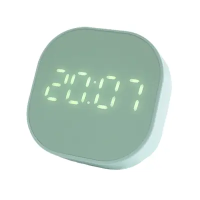 Stenska Ura Za Tuširanje Prikaz Temperature S Priseskom Zaslon Na Dotik Za Kuhinjo In Kopalnico, Časovnik, Zelena