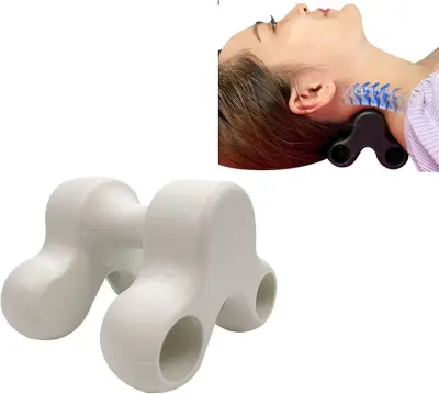 Cervikalna Vlečna Blazina, Japonska Trigger Point Neck Massager Tool Neck Stretcher Kiropraktična Masažna Blazina (Bela)