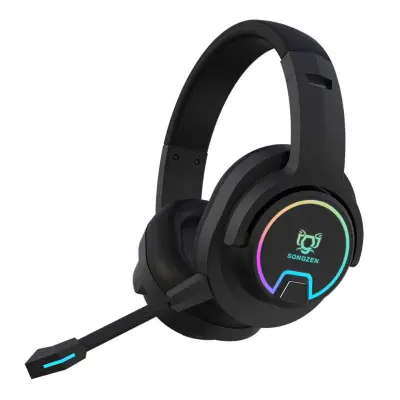Brezžične slušalke Mars Gaming MHW-100 Black ARGB FLOW MICROPHONE
