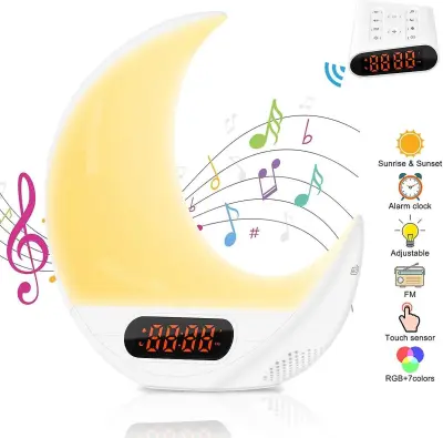 Lučka Za Prebujanje Z Naravno Svetlobo, FM Radio, 7 Barv In Zvokov Narave, Sončni Vzhod