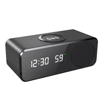 Zvočna Ura Bluetooth Z Brezžičnim Polnjenjem