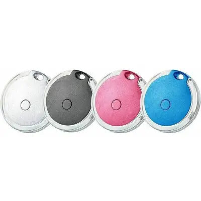 Paket 4 mini vodoodpornih in prenosnih Bluetooth GPS lokatorjev za prtljago/otroke/hišne ljubljenčke/mačke/pse