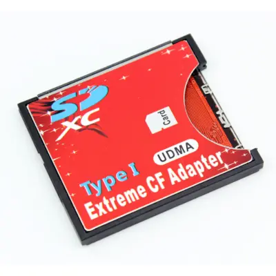 Adapter za kartico SD v CF visoke hitrosti WiFi SD MMC SDHC SDXC reža za adapter za kartico CF tipa I