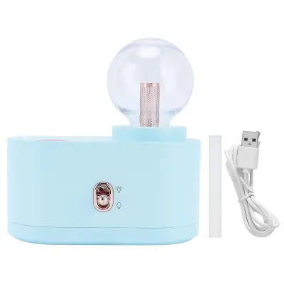 350 Ml Usb Vlažilec Zraka Z Žarnico Za Polnjenje Z Nočno Lučko - 2-Stopenjski Vlažilec Zraka Za Dom