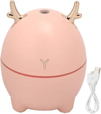 Mini Vlažilec Zraka Z Difuzorjem Dišav, Roza