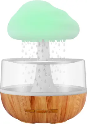 Raining Cloud Nočna Lučka Aromaterapevtski Difuzor Eteričnega Olja Mikro Vlažilec Namizna Fontana
