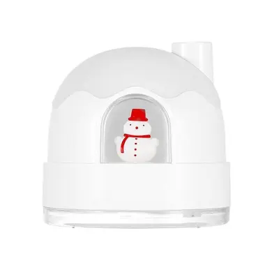 Snowman Humidifier Mini Humidifier, Cute Mini Retro Humidifier, White