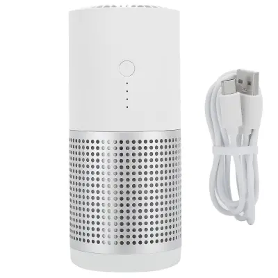 Mini Avtomobilski Čistilec Zraka Z Negativnimi Ioni Usb, Avtomobilski Čistilec Zraka, Difuzijski Vlažilec, Bela