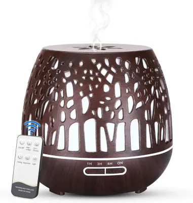 Aromaterapevtski Difuzor 400 Ml Vlažilec, Temno Rjav