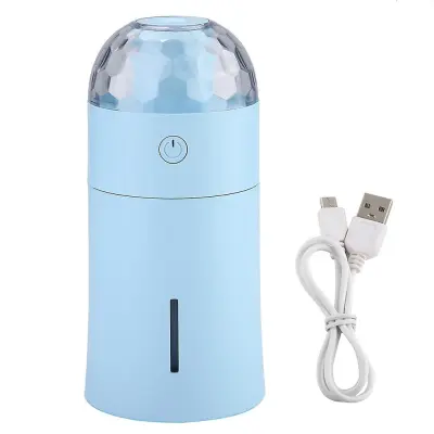 Prenosni Mini Vlažilec Zraka, Čistilec Zraka - 1 Kos Ultrazvočnega Usb Aromaterapevtskega Difuzorja Eteričnega Olja (Moder)