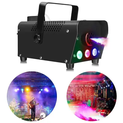 Fog Machine, Fog Machine Hood Prenosna Led Lučka Z Daljinskim Upravljalnikom, Hitro Segrevanje