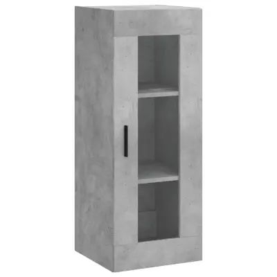 Stenska omarica - Zidna omarica betonsko siva 34,5x34x90 cm iu158
