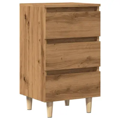 vidaXL Nočna omarica artisan hrast 40x35x69 cm inženirski les