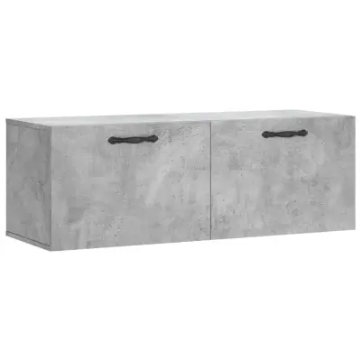 Stenska omarica - Zidna omarica betonsko siva 100x36,5x35 cm inženirski les iu459