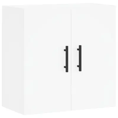 Stenska omarica - Zidna omarica bela 60x31x60 cm inženirski les iu454