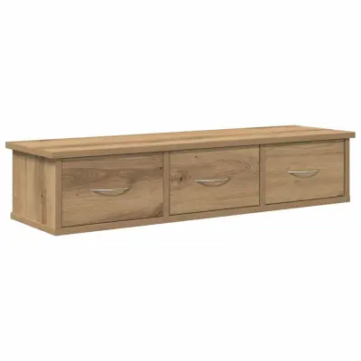 Stenska omarica - Zidna omarica artisian hrast 88x26x18,5 cm inženirski les iu996