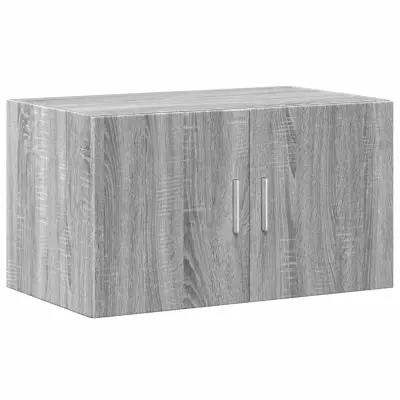 Stenska omarica - Zidna omarica siva sonoma 70x42,5x40 cm inženirski les iu1283