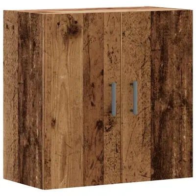 Stenska omarica - Zidna omarica starinski les 60x31x60 cm inženirski les iu1354