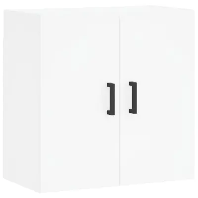 Stenska omarica - Zidna omarica bela 60x31x60 cm inženirski les iu811