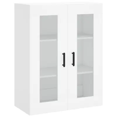 Stenska omarica - Zidna omarica bela 69,5x34x90 cm iu850