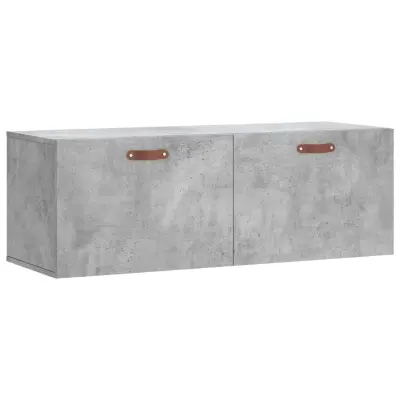 Stenska omarica - Zidna omarica betonsko siva 100x36,5x35 cm inženirski les iu818