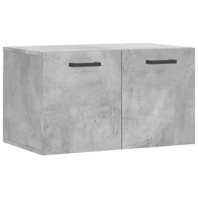 Stenska omarica - Zidna omarica betonsko siva 60x36,5x35 cm inženirski les iu435