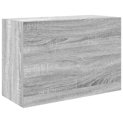 Kopalniška stenska omarica - Kopalniške omarica siva sonoma 60x25x40 cm inž. les iu623