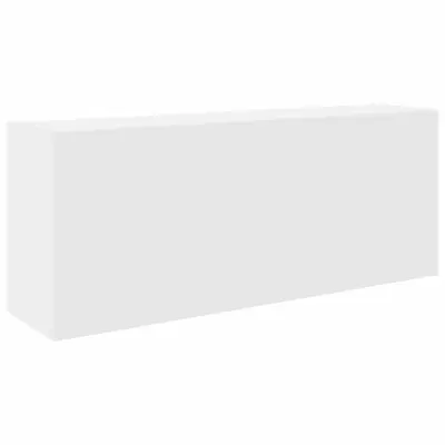 Kopalniška stenska omarica - Kopalniške omarica bel 100x25x40 cm inž. les iu1336