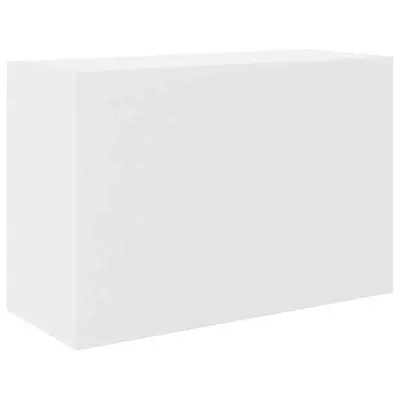 Kopalniška stenska omarica - Kopalniške omarica bel 60x25x40 cm inž. les iu1338