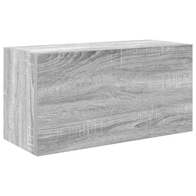 Kopalniška stenska omarica - Kopalniške omarica siva sonoma 60x25x30 cm inž. les iu280