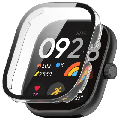 Ovitek z vgrajeno zaščito zaslona za Redmi Watch 5 Transparent